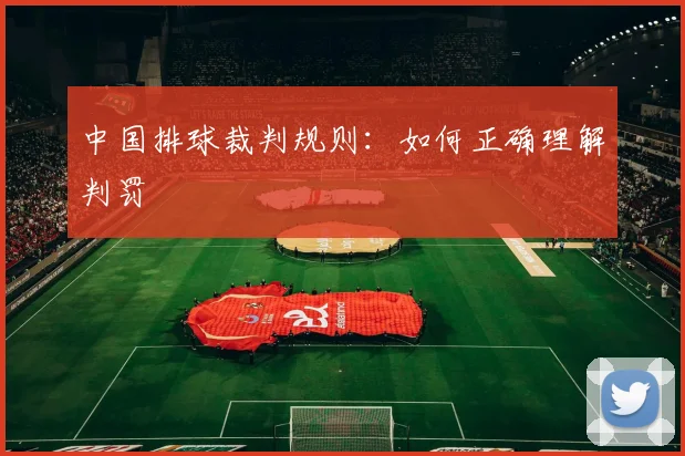 中国排球裁判规则:如何正确理解判罚